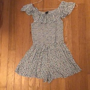 Girls floral romper